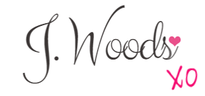 J Woods signature xo